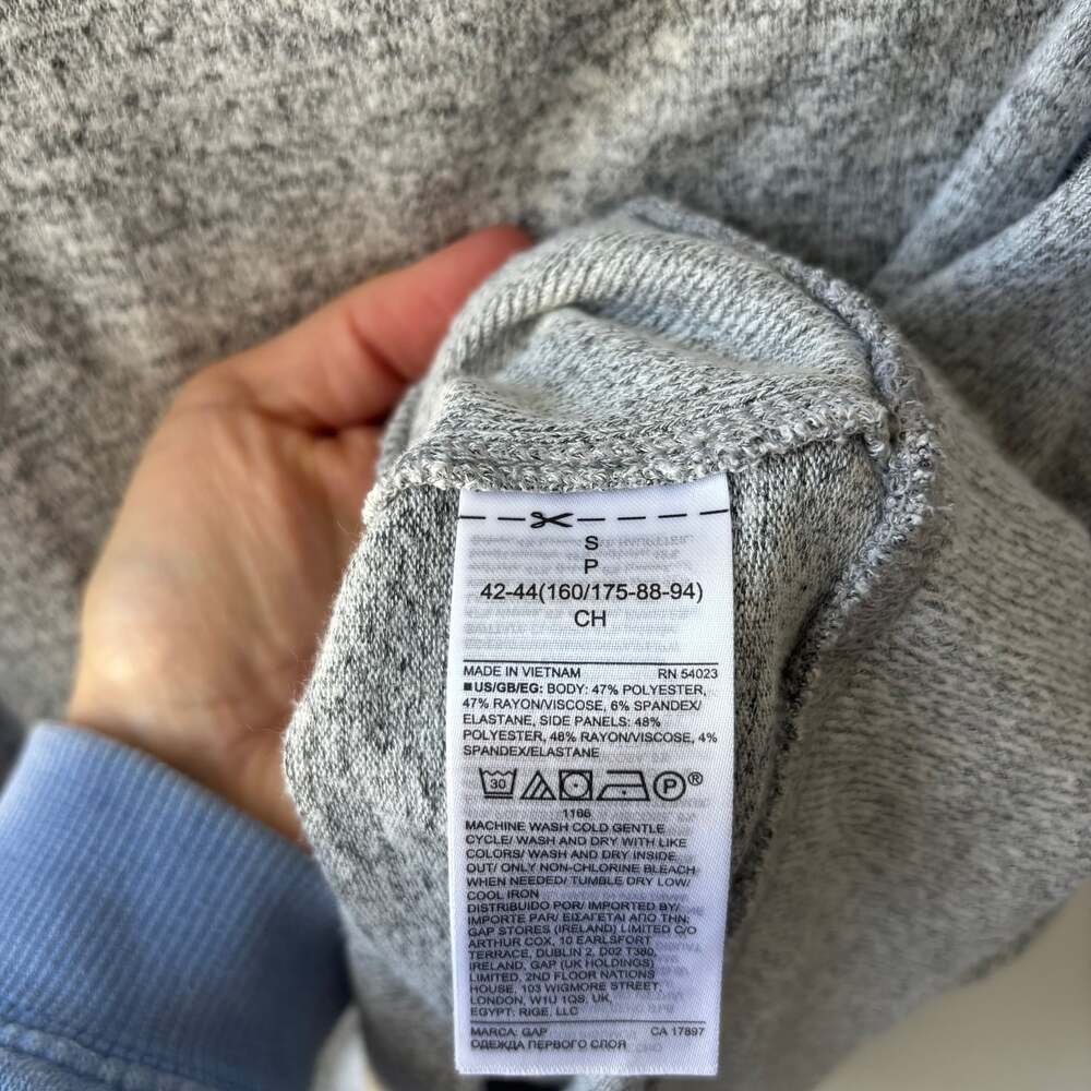 Gap Maternity Marled Nursing Pullover Sweatshirt … - image 5